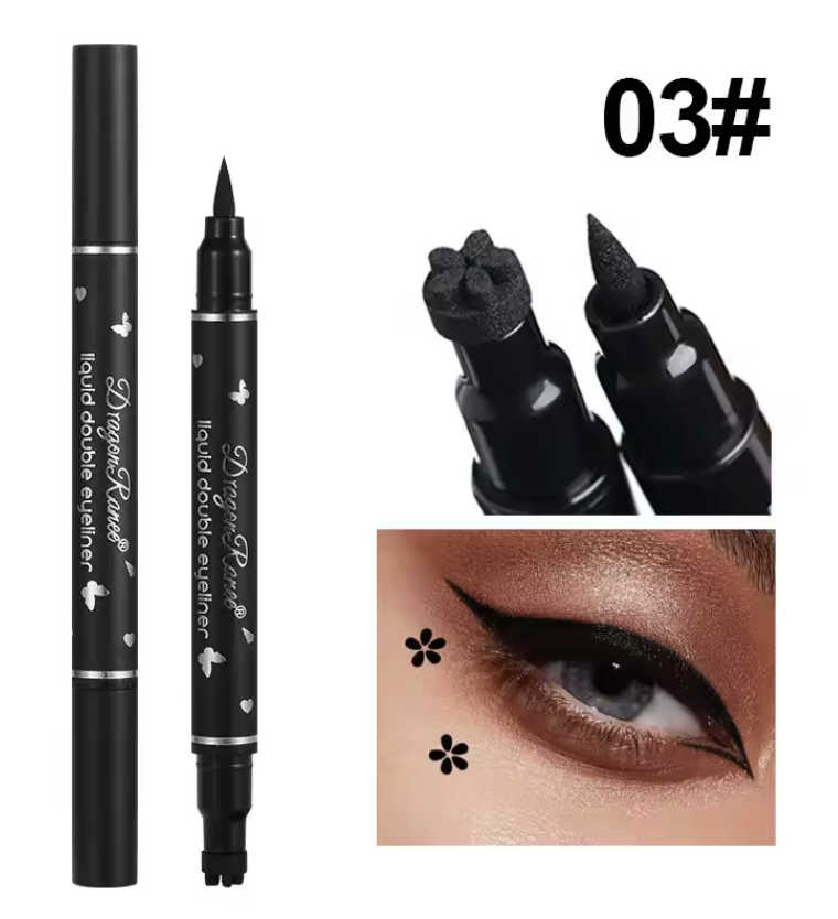 Liquid Eyeliner Double Head Star Seal Waterproof Non Smudge