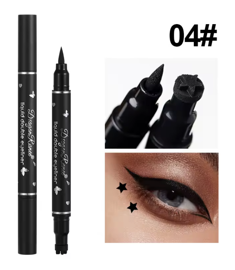 Liquid Eyeliner Double Head Star Seal Waterproof Non Smudge