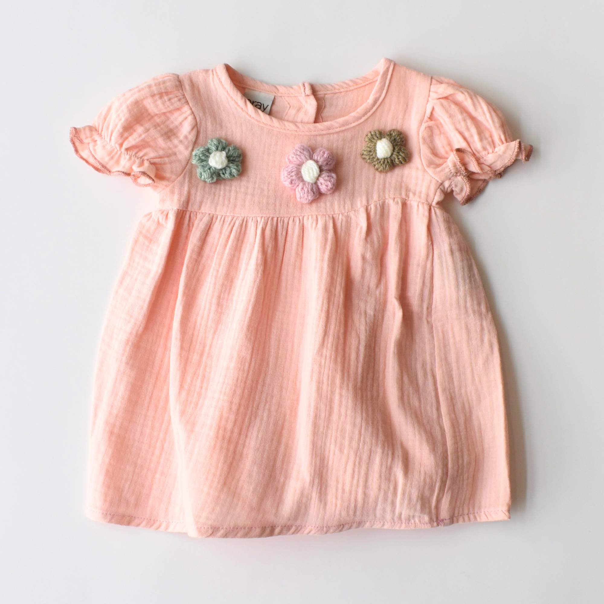 Summer Bloom Girls Cotton Dress