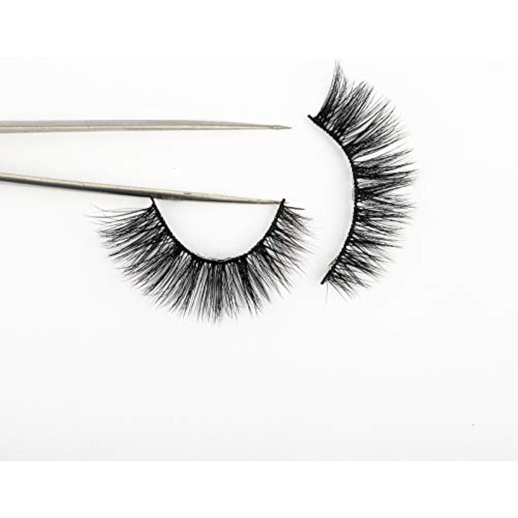 Newcally False Eyelashes Natural 3D Lashes Cat Eye Look Faux Mink Lashes Fluffy Strip 14 Pairs, Multipack