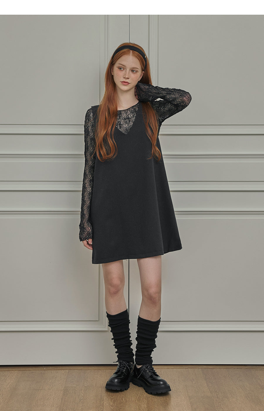 [TWEE] Evernon lace see-through t-shirt