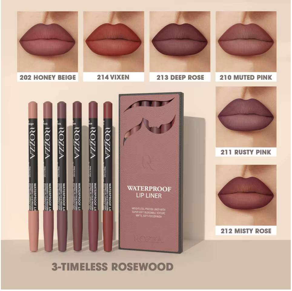 6pcs Set Matte Lip Liner