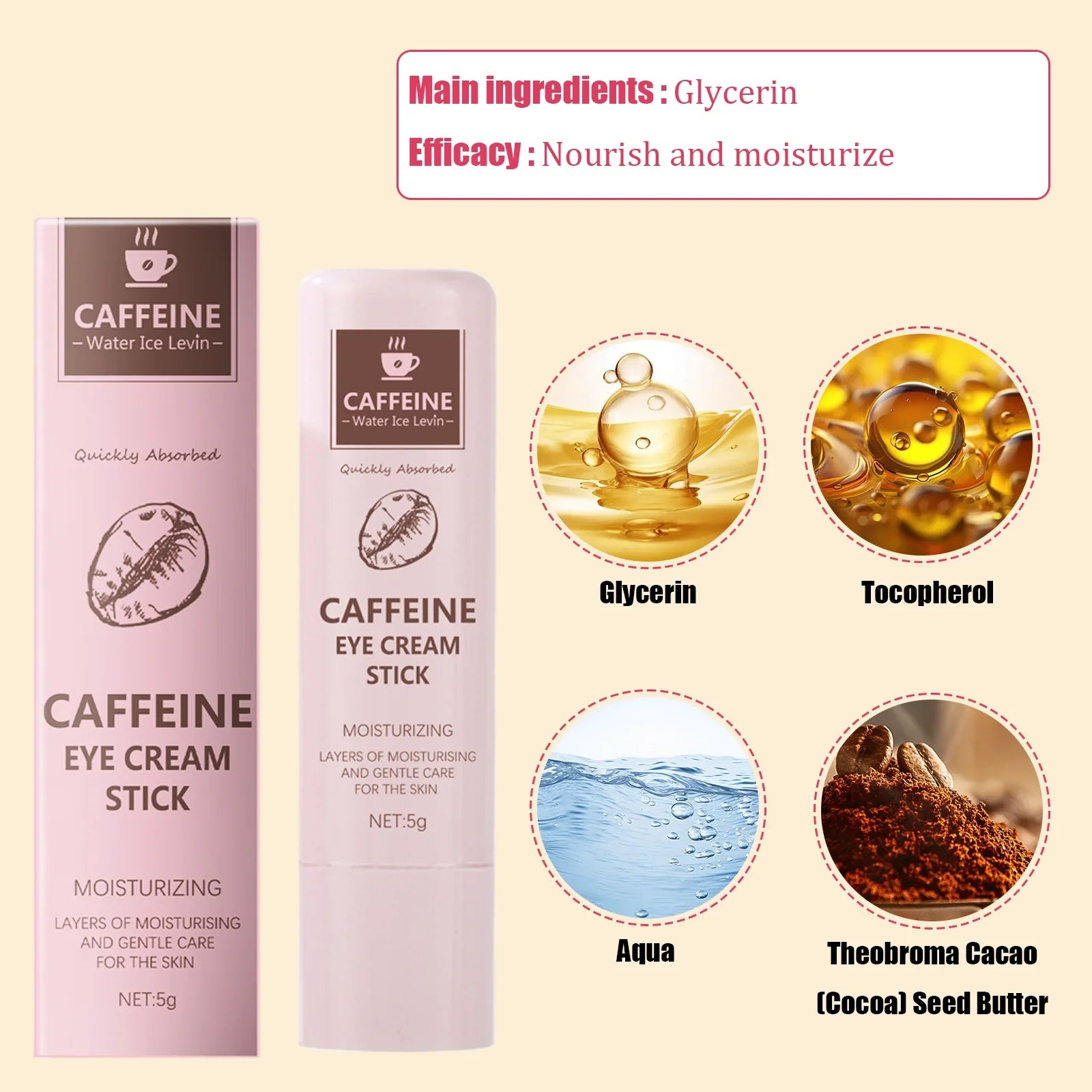 Caffeine Eye Cream Stick for Bright Eyes