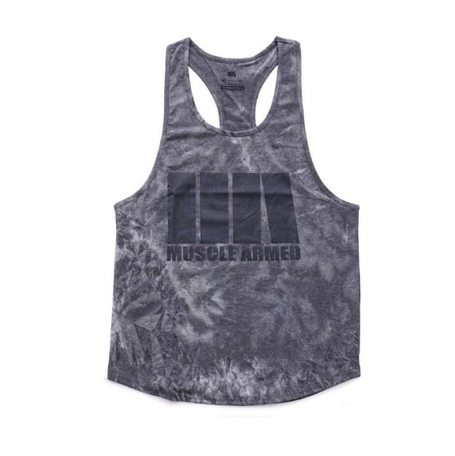 Gyms Fitness Workout Singlet Sling Vest Men Bodybuilding Tank Top Camouflage sleeveless Shirt Boy Summer Brand gym clothing