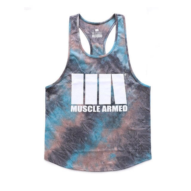 Gyms Fitness Workout Singlet Sling Vest Men Bodybuilding Tank Top Camouflage sleeveless Shirt Boy Summer Brand gym clothing
