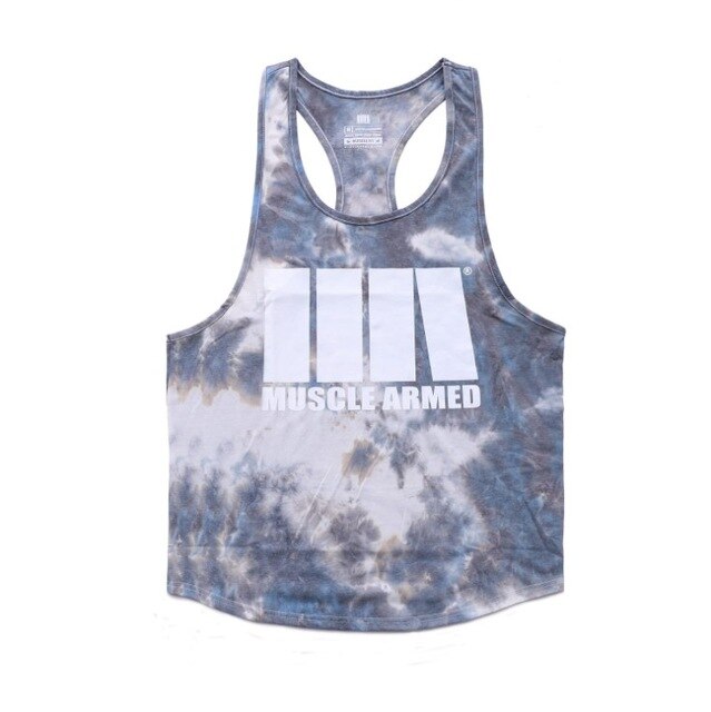 Gyms Fitness Workout Singlet Sling Vest Men Bodybuilding Tank Top Camouflage sleeveless Shirt Boy Summer Brand gym clothing