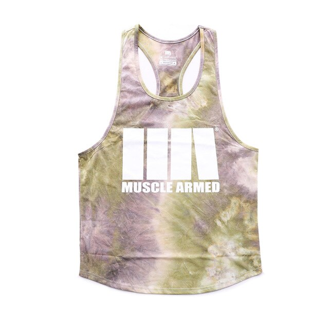 Gyms Fitness Workout Singlet Sling Vest Men Bodybuilding Tank Top Camouflage sleeveless Shirt Boy Summer Brand gym clothing