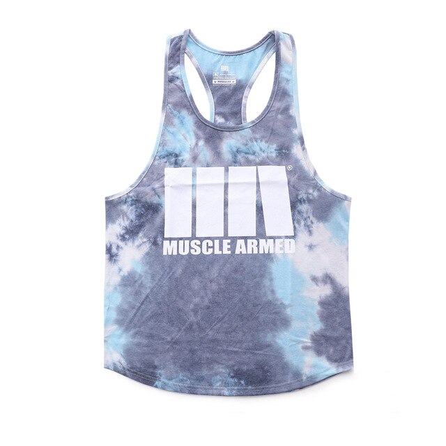 Gyms Fitness Workout Singlet Sling Vest Men Bodybuilding Tank Top Camouflage sleeveless Shirt Boy Summer Brand gym clothing