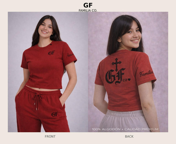 “GF Familia” Cropped Tee