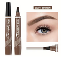 Eyebrow Pen Liquid Brow 4 Tip Pencil Micro Blading Waterproof Tattoo Fork Pen