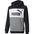 Children’s Hoodie Puma Essential Colorblock Boys Black Black