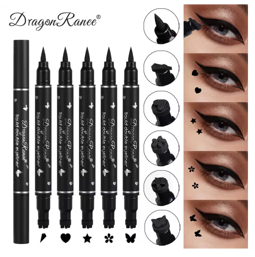 Liquid Eyeliner Double Head Star Seal Waterproof Non Smudge