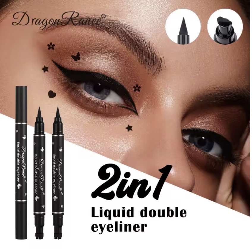 Liquid Eyeliner Double Head Star Seal Waterproof Non Smudge