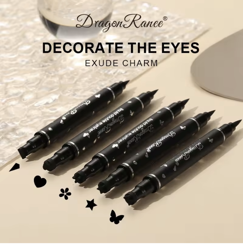 Liquid Eyeliner Double Head Star Seal Waterproof Non Smudge