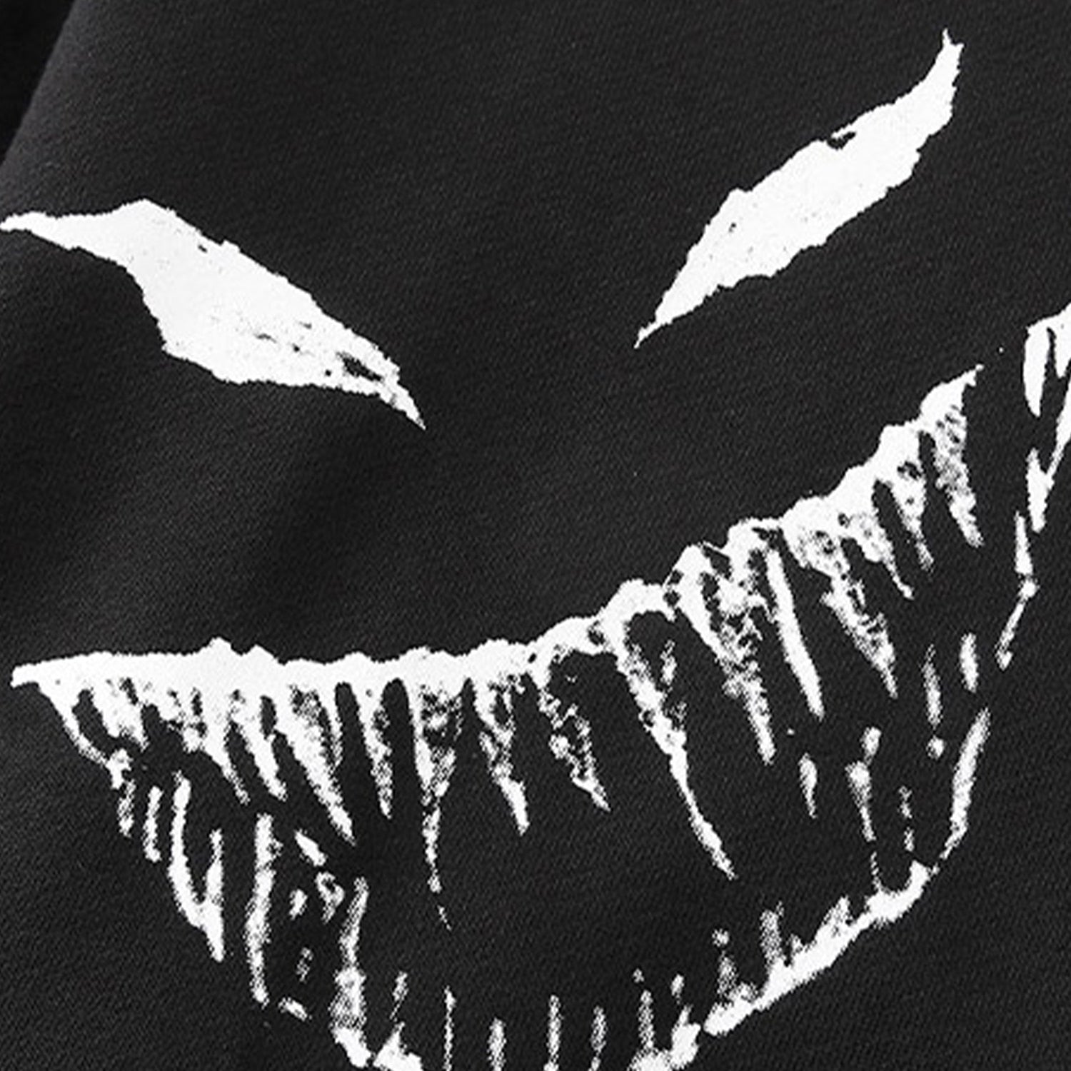Hip Hop Darkwear Mask Print Loose Hoodies Men Streetwear Techwear Pullover Hoodie Sweatshirt Tops Streetwear