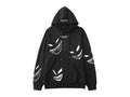 Hip Hop Darkwear Mask Print Loose Hoodies Men Streetwear Techwear Pullover Hoodie Sweatshirt Tops Streetwear
